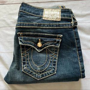 True Religion Women's Billy Big T Bootcut Jeans Size 29  Made in USA